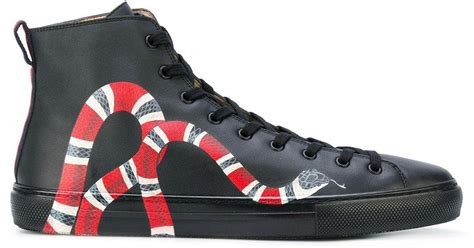 gucci snake shoes fake|gucci snake high top sneakers.